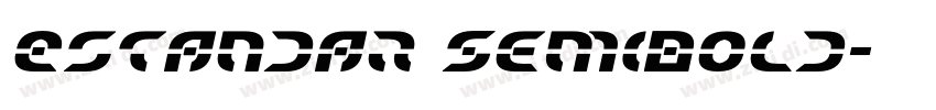 Estandar SemiBold字体转换